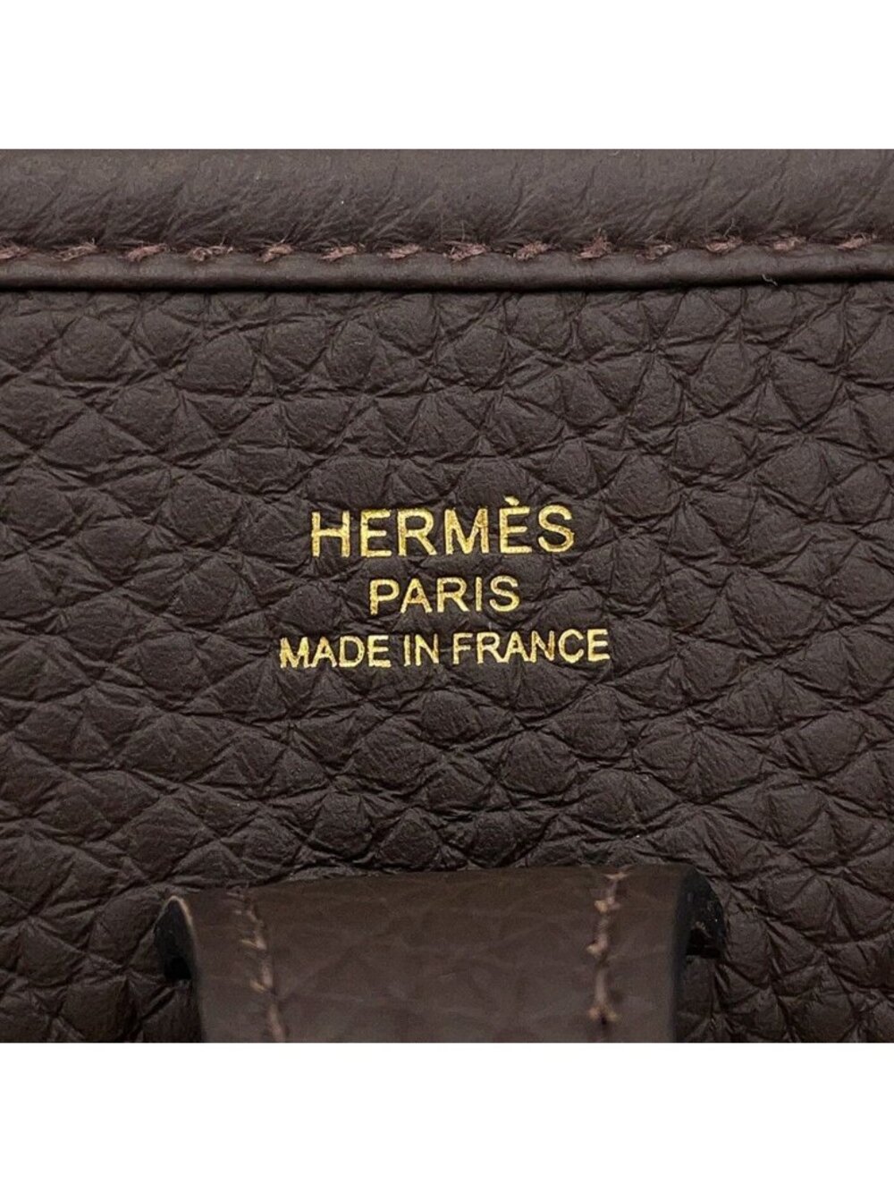 Hermes Shoulder Bag Evelyne 3 23 Gold Taurillon Clemence - Picture 9 of 10